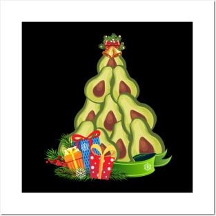 Avocado Christmas Tree - Avocado Lover Posters and Art